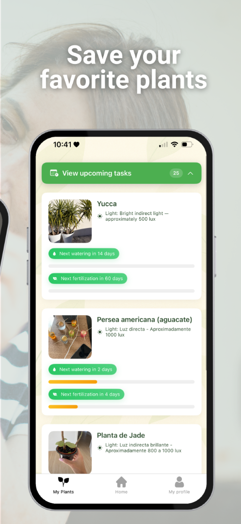 My plants screenshot